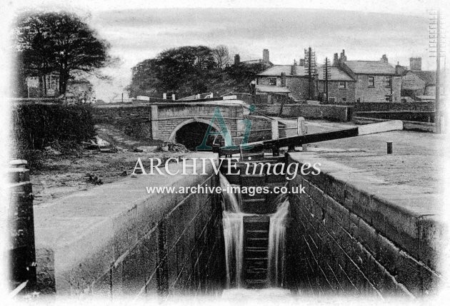 Peak Forest Canal, Top Locks, Marple c1904