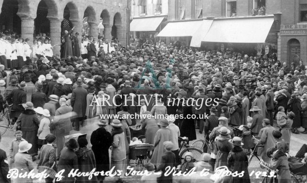 Ross on Wye, Bishop of Hereford's visit 1929