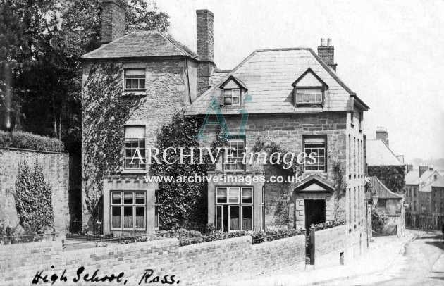 Ross on Wye, High School c1908