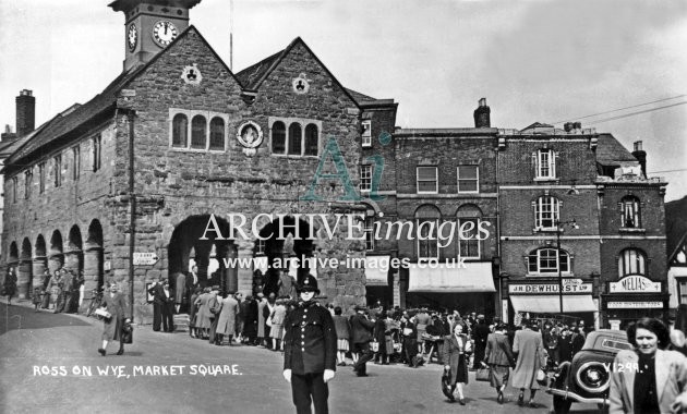 Ross On Wye Market House H Archive Images 