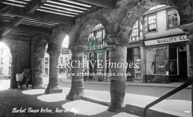 Ross on Wye, Market house arches