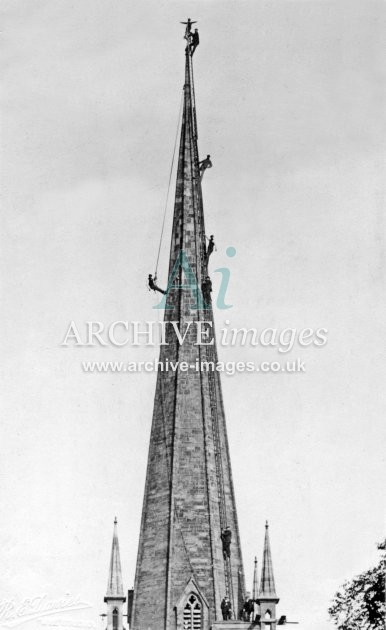 Ross on Wye, St Mary's Church, Steeplejacks