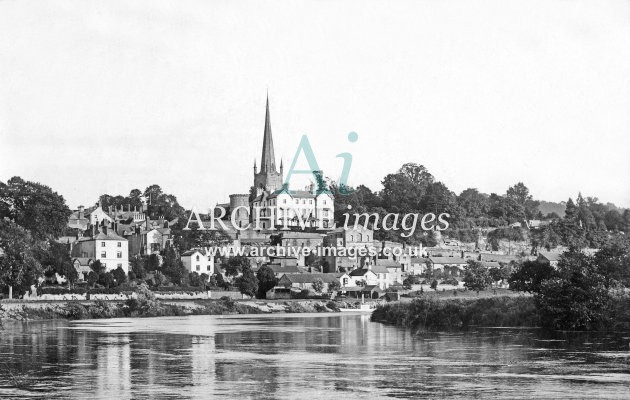 Ross on Wye, Ross from river I.