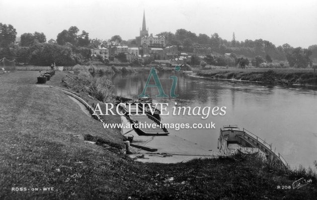 Ross on Wye, from river N