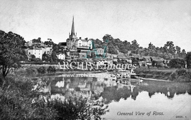 Ross on Wye, from river J