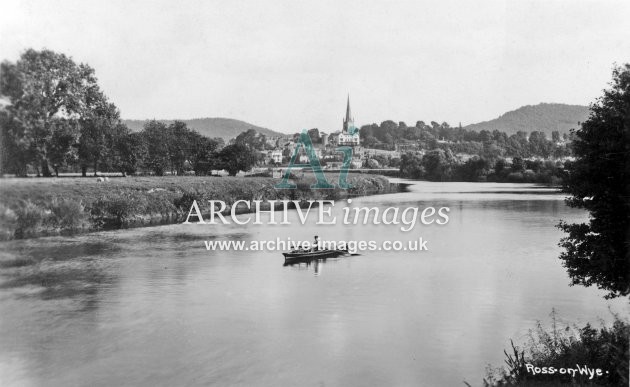 Ross on Wye, from river L