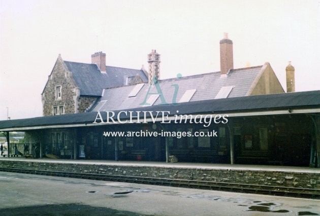 Barnstaple Junction Railway Station c1978