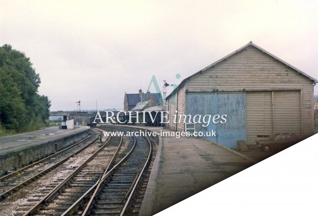 Barnstaple Junction Railway Station c1978