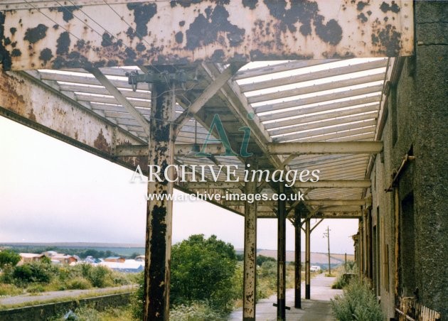 Morthoe Station canopy c1978