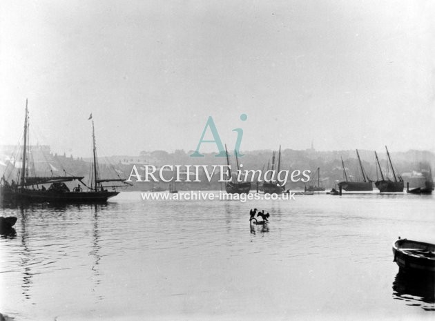 Whitby Harbour c1889