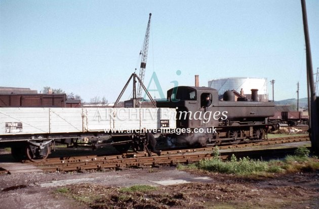 Tiverton Station Yard 1961