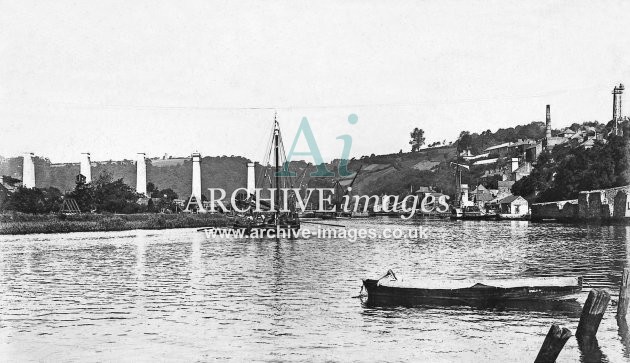 Calstock Viaduct Construction