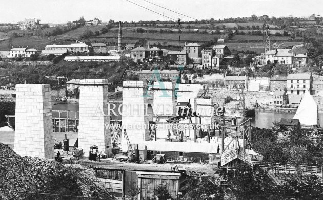 Calstock Viaduct Construction