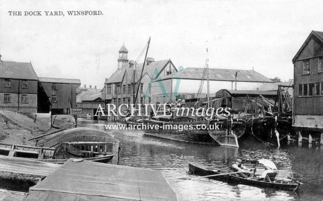 Weaver Navigation, Winsford Dock Yard c1908