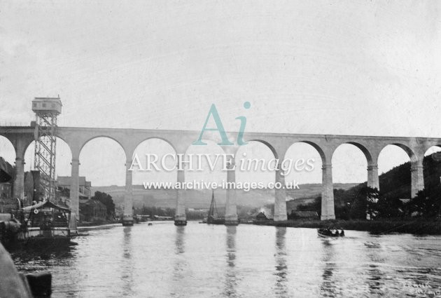 Calstock viaduct circa 1910