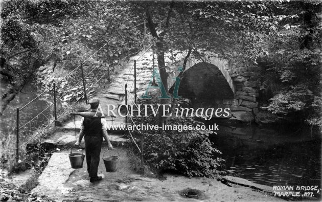 Marple, Roman Bridge c1905