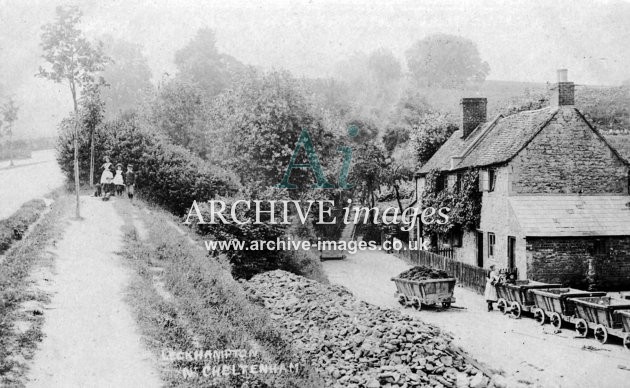 Cheltenham, Leckhampton Rd, C&G Tramroad c1904