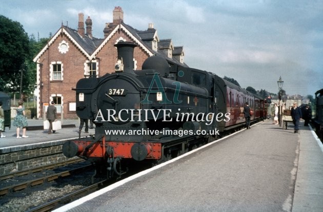 Brecon Railway Station 1962