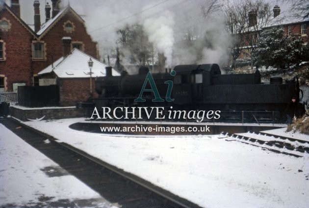 Brecon Railway Station, Turntable 1963