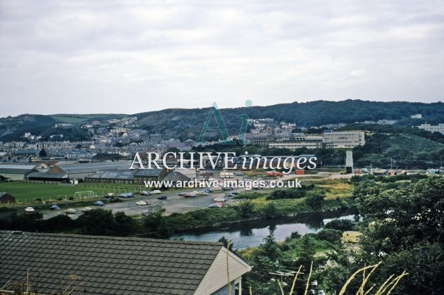 Aberystwyth Railway Station, general view  from hill 8.74