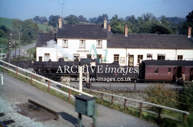 Builth Wells Low Level Railway Station 1962