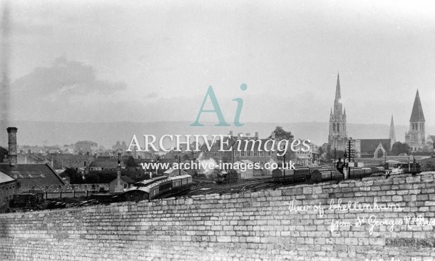 Cheltenham St James Railway Station from St Georges Road c1908