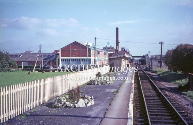 Bason Bridge Railway Station c1962