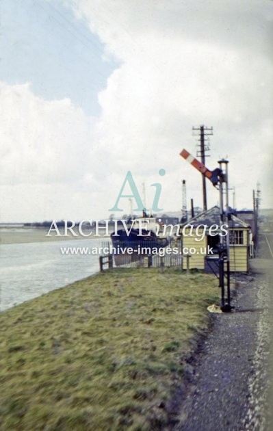 Barnstaple, Commercial Road Crossing Signal Box c1970