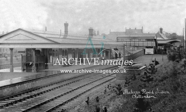 Cheltenham Malvern Road Railway Station c1908