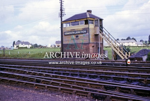 Sidmouth Junction Signal Box 1963