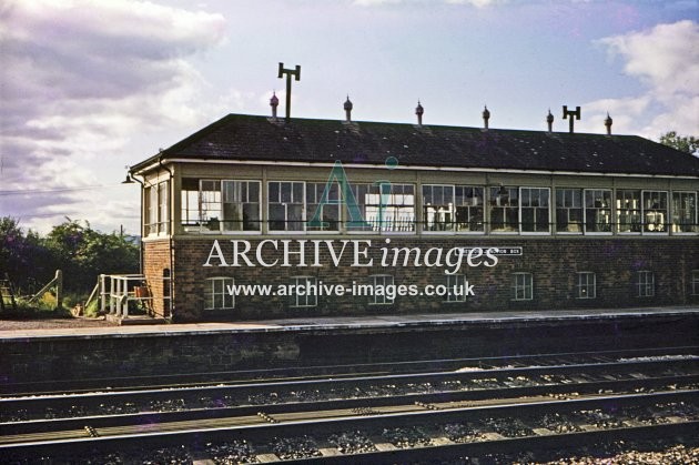 Tiverton Junction Signal Box c1970