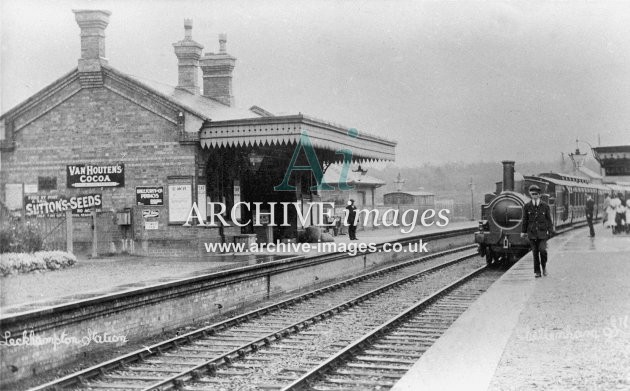 Cheltenham South & Leckhampton Railway Station c1908