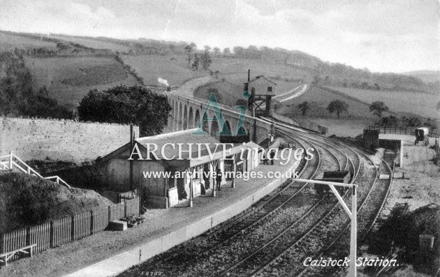 Calstock Railway Station c1908