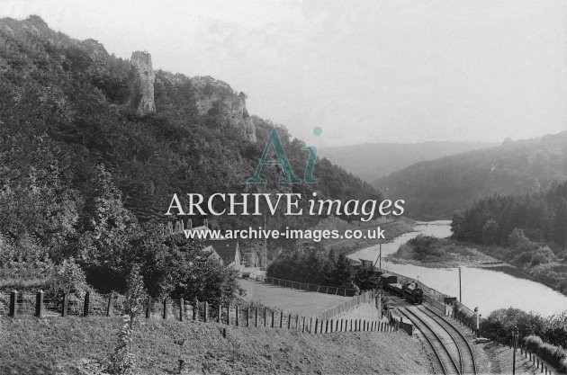 Symonds Yat Railway Station & goods train