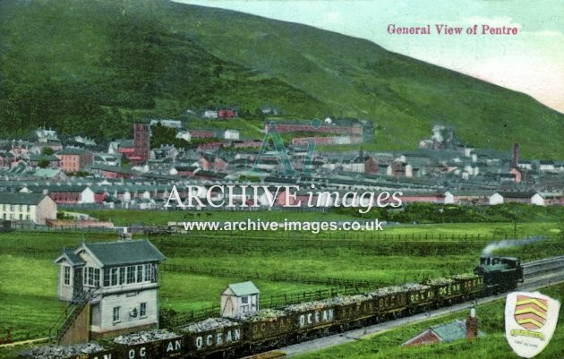 Pentre Signal Box & Ocean coal train TVR colour