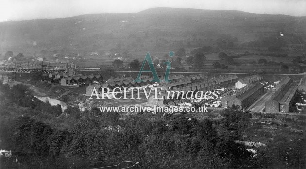 Rhydyfelin viaduct & CR Steam Railmotor