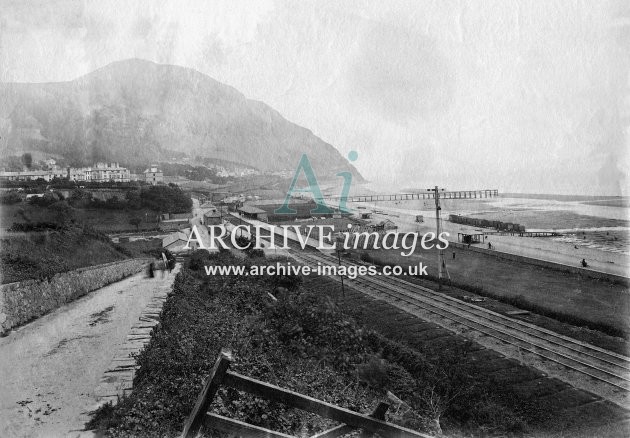 Penmaenmawr Railway Station c1875