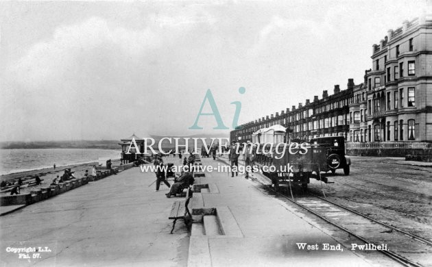 Pwllheli, West End Parade & Tram Terminus B