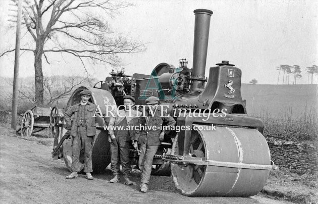 Gloucestershire County Council Steam Roller c1925