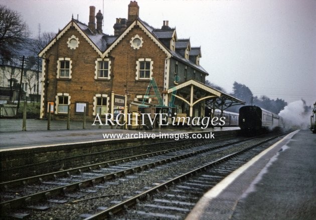 Brecon Railway Station 1962