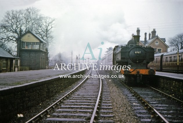 Brecon Railway Station 1962