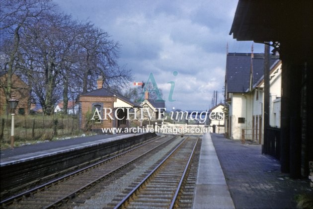 Whittington (Low Level) Railway Station 1967