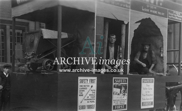 Glasshoughton Carnival Miners Safety c.1920