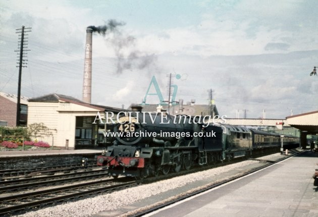 Totnes Nos 6018 & D802 Cornish Riviera 15.8.59