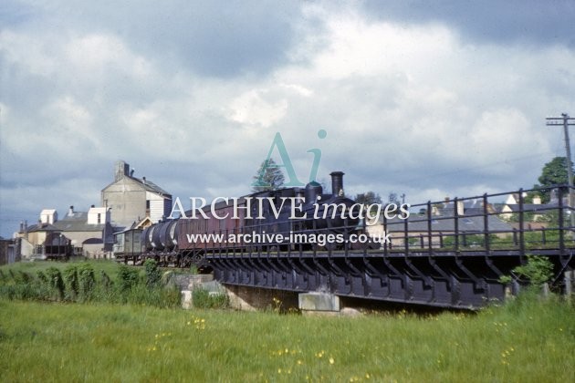 Leaving Uffculme Railway Station 1962