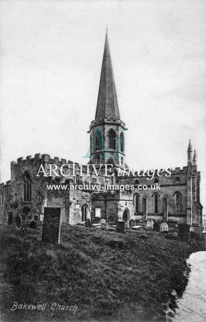 Bakewell church c1905