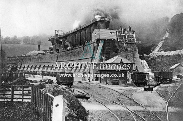 Crich limeworks, Ambergate c1908