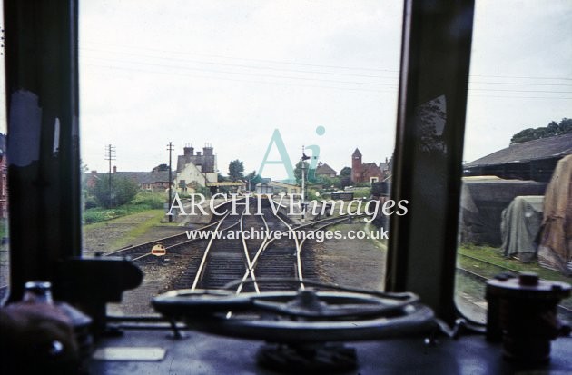 Topsham Railway Station, Driver's View 1964