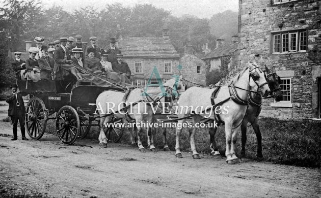 Haddon-Chatsworth horse-drawn charabanc c1910