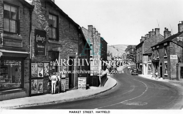 Hayfield, Market St c1955